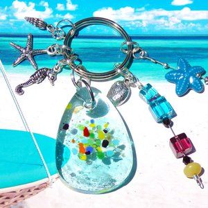 Florida Handmade Beach Keychain